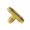 Thrifco Plumbing No. 44-F 1/4 Inch Brass Flare Tee 4401117 - alternate 2
